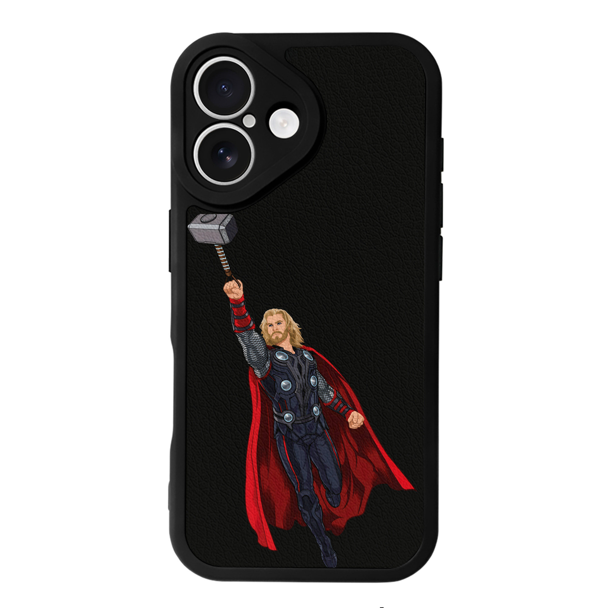 （画像用） アベンジャーズ The Avengers 【iPhone 16シリーズ対応】シリコンスマホケース（レザー調） 材質：シリコン